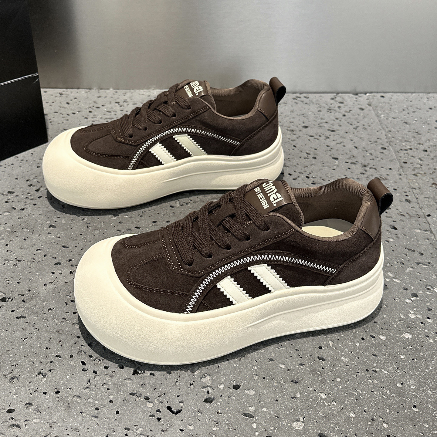 复古厚底板鞋女2025新款爆款秋季鞋子超火巨好看百搭丑萌大头单鞋,淘宝优惠券,粉丝福利购,淘宝优惠卷