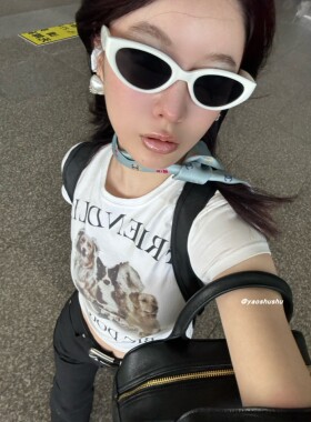 猫眼墨镜小框时尚遮阳防晒太阳镜