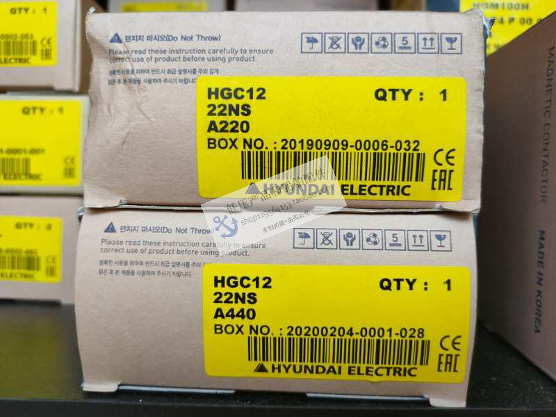 HYUNDAI接触器 HGC12 线圈电压24V/220V/440V非实价 - 图0