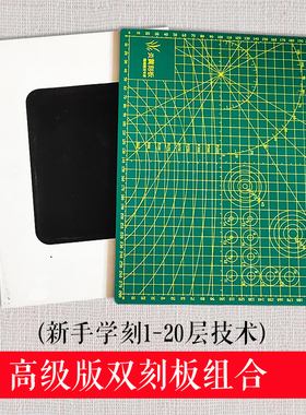 剪纸刻纸蜡盘手工刻刀剪刀窗花纸