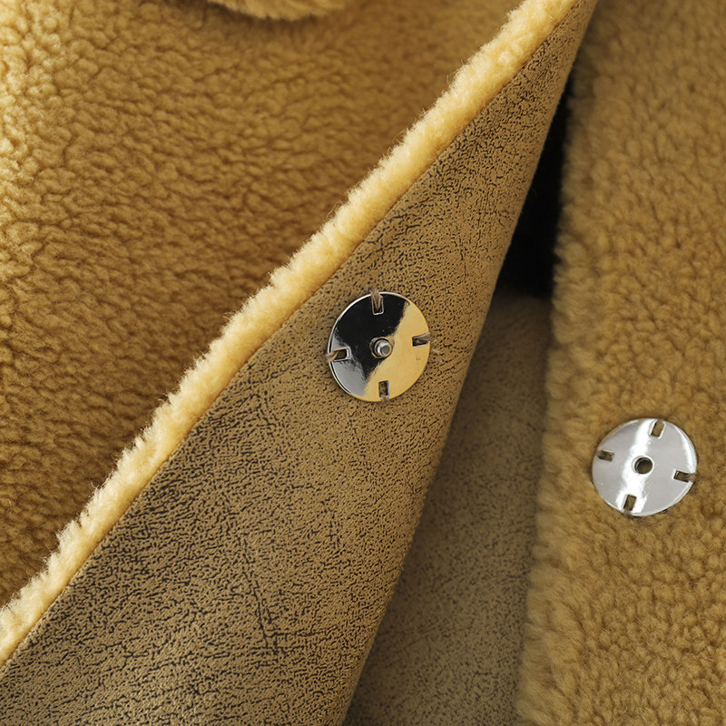 帕波仕蒂2020春季新款羊毛皮草大衣 帕波仕蒂皮草