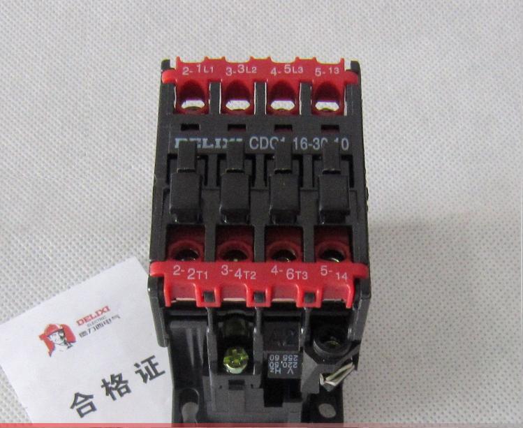 德力西CDC1-12 16 25 30 37 45 65 105 170 220V 380V交流接触器-图0