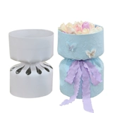 Круглая маленькая упаковка, набор материалов, в стиле Шанель, букет