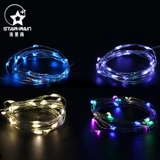 Светодиодная маленькая цветная лампа с легкими полосками, полными звездного цветочного искусства цветочный пирог, торт, подарочная коробка Diy декоративные огни