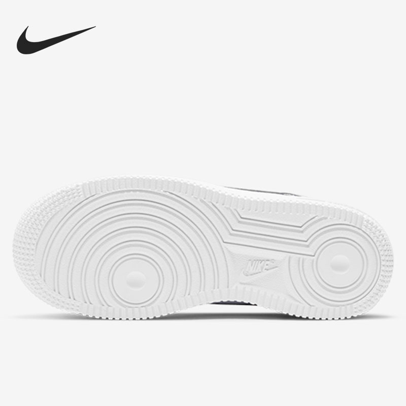 Nike/耐克正品板鞋童鞋春新款空AF1魔术贴抽绳运动鞋CU5287-图2