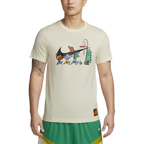 Nike/耐克正品夏季休闲圆领男子运动短袖T恤FD0068-113 - 图3