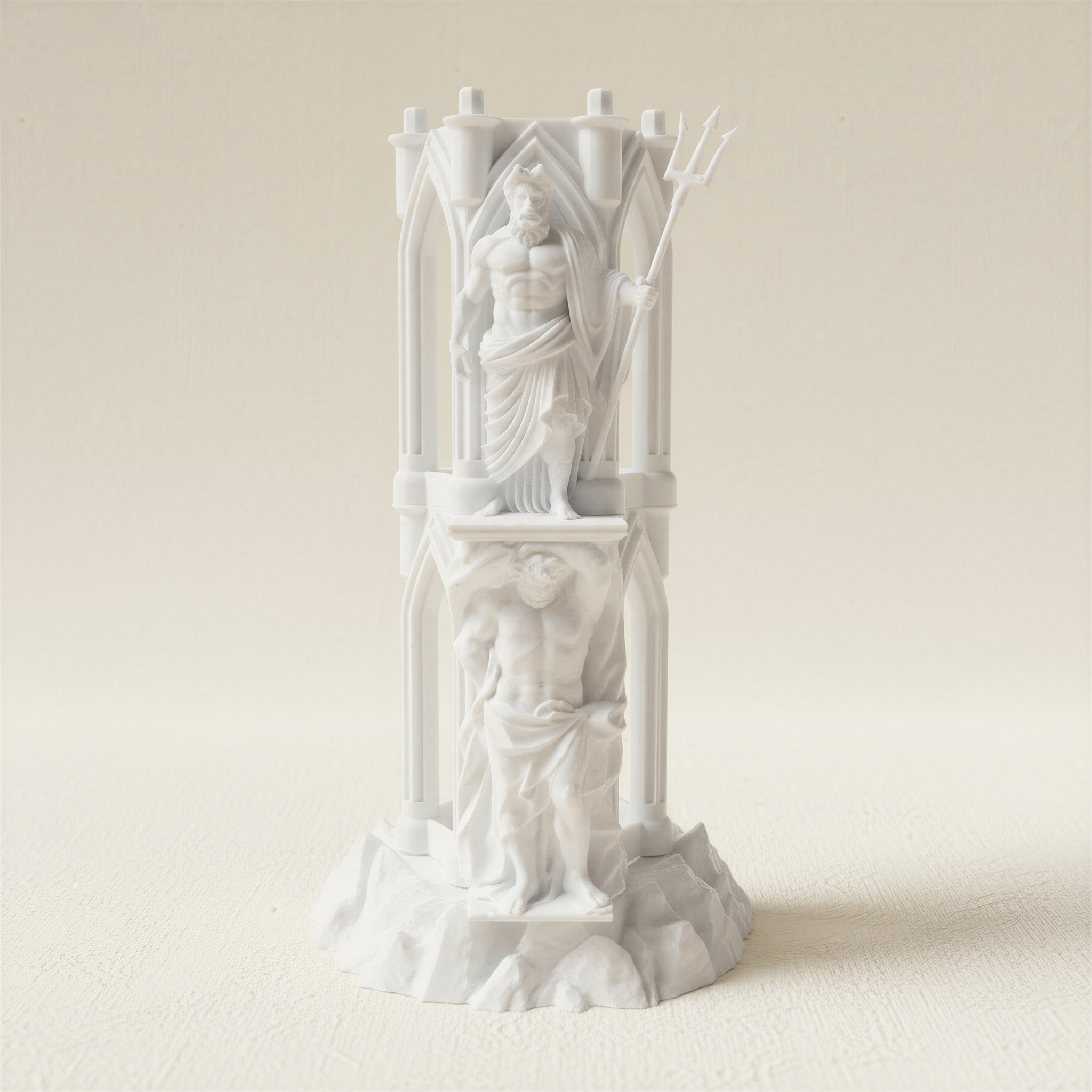 水苔柱 莫斯柱 复古罗马雕塑热植蔓绿绒附生兰花 桌面爬藤柱棕柱,淘宝优惠券,粉丝福利购,淘宝优惠卷