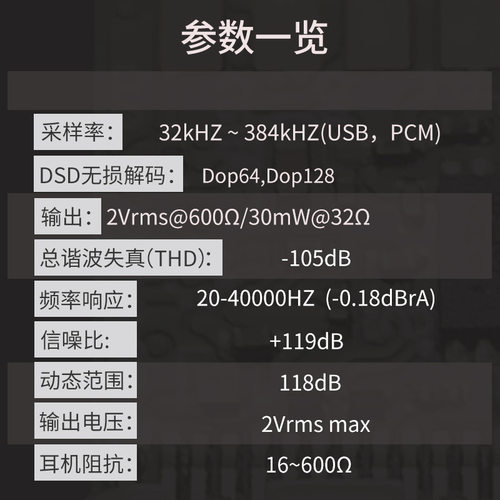 ES9280C转接头ES9281C PRO耳机type c便携dac解码器DSD耳放线hifi - 图2