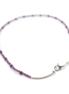 手工半宝石女士40cm天然项链