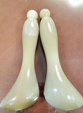 拨筋棒刮痧板天然牛角按摩棒眼部