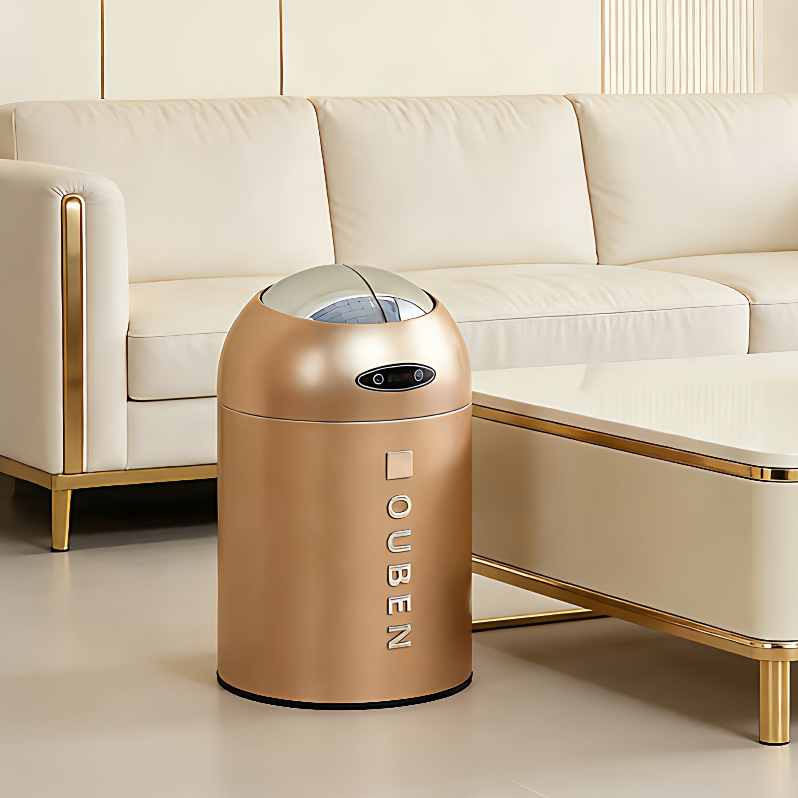 智能垃圾桶自动感应式家用厨房卫生间客厅卧室轻奢高档创意高颜值,淘宝优惠券,粉丝福利购,淘宝优惠卷