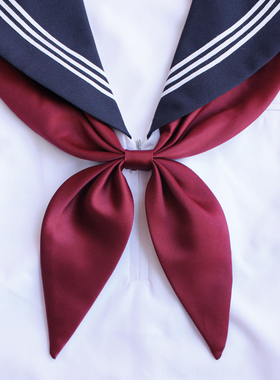 【一件包邮】JK制服 免打领结水手服三角巾金鱼草结 延长带款