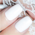 Sơn móng tay màu trắng không mùi DB sơn nước màu trắng tinh khiết không thể làm rách khô sữa trắng lâu màu trắng ngọc trai trắng tinh - Sơn móng tay / Móng tay và móng chân gel làm móng Sơn móng tay / Móng tay và móng chân