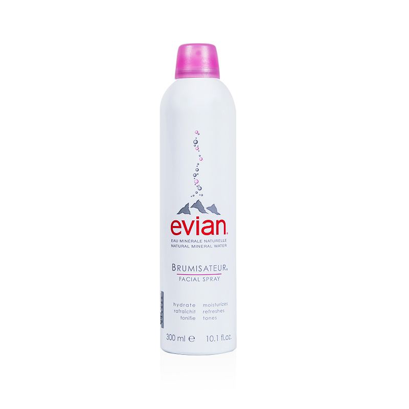 Evian依云矿泉水喷雾大喷晒后舒缓镇定定妆爽肤水女补水保湿300ml - 图3