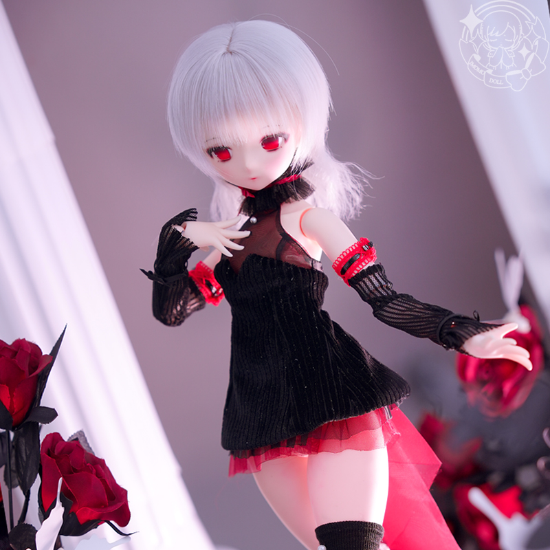 现货 Imomodoll四分MIE素头咪咪兔妹肉肉兔胶皮原创娃娃MJD BJD-图1