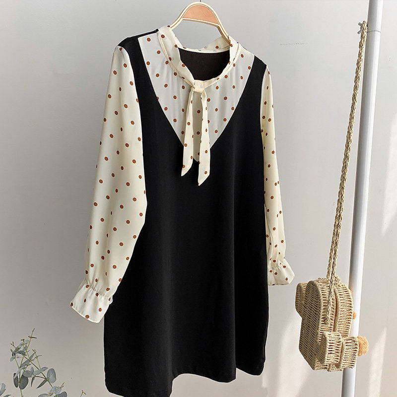 孕妇秋装2020新款两件套上衣连衣裙 资兰连衣裙