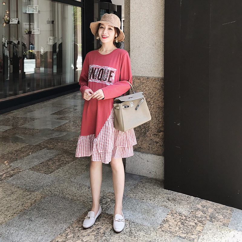 孕妇装2020年春秋新款宽松连衣裙 资兰连衣裙