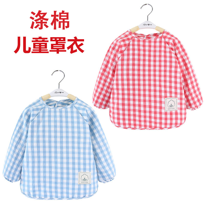 Blouse Girls 2025 New Winter Baby Eating Bibs