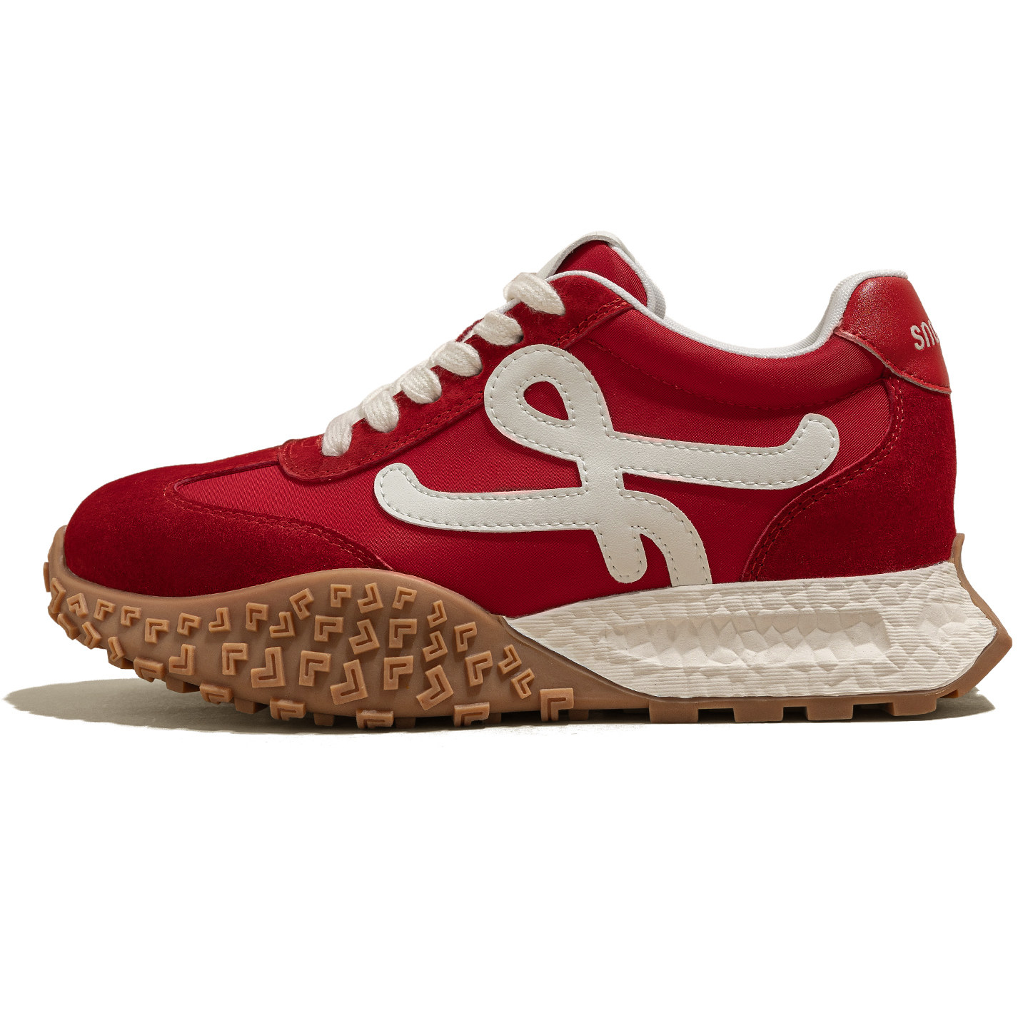 本命年战靴~红色鞋子厚底德训鞋女2026新款春季女鞋内增高运动鞋,淘宝优惠券,粉丝福利购,淘宝优惠卷