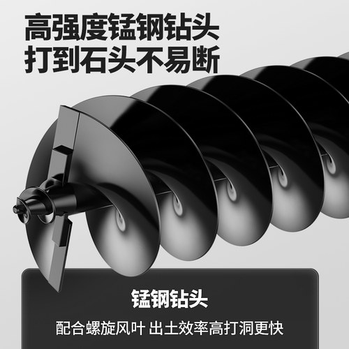 五羊本田大功率地钻汽油钻孔打桩挖坑电线立杆种树打洞果园施肥机 - 图0