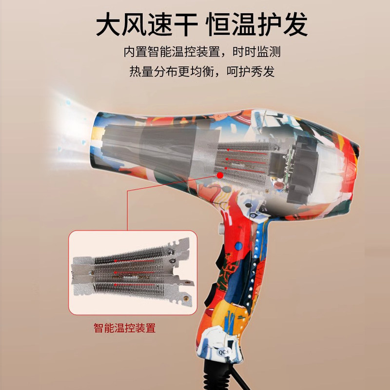 超霸无刷吹风机理发店专用大功率家用速干风筒负离子护发电吹风机,淘宝优惠券,粉丝福利购,淘宝优惠卷