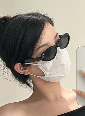 复古辣妹猫眼墨镜女生春夏季方圆脸休闲度假防晒防紫外线太阳眼镜