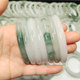 Multiple colors available Natural Tianshan Jadeite Slightly Flawed Clearance