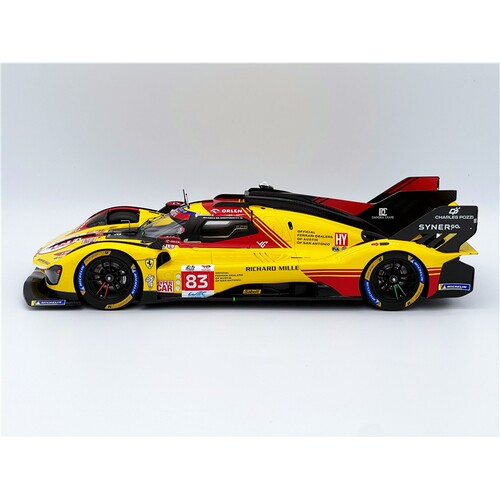 全新 LookSmart F1 车模 1/18 2024 499P #83 勒芒 叶一飞车组 - 图0