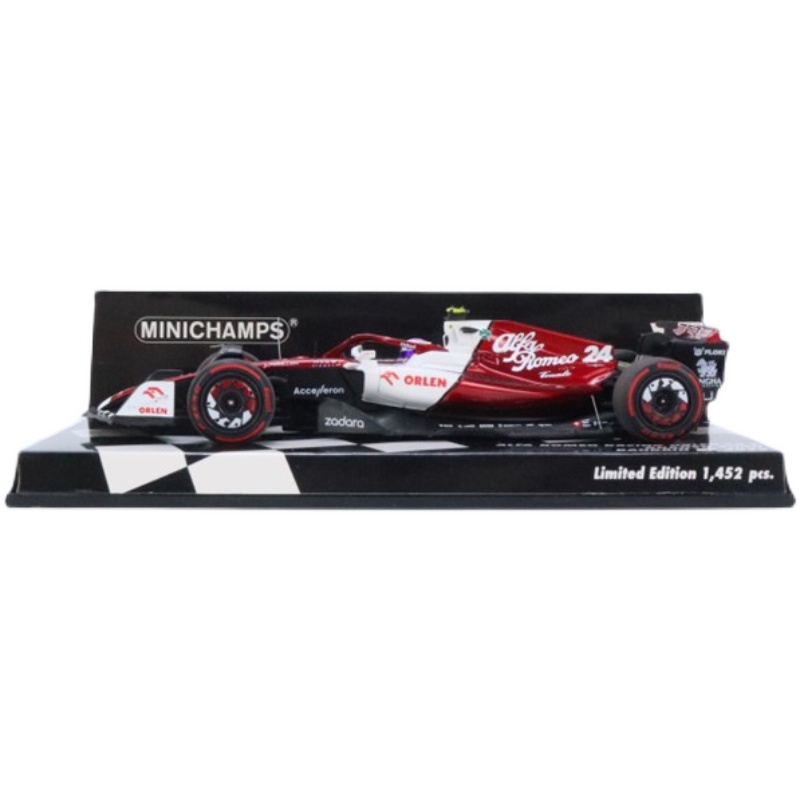 全新迷你切 F1车模 1/43 2022 C42周冠宇巴林-图3