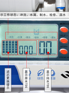 厨房过滤器反渗透纯水机净水器