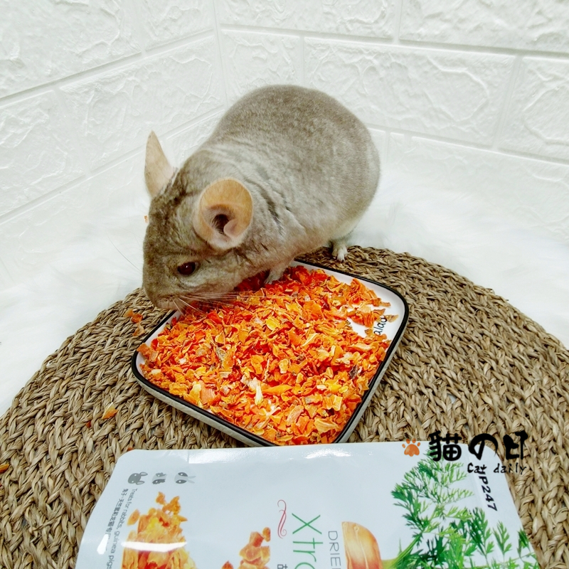 Jolly祖莉胡萝卜干仓鼠兔子龙猫荷兰猪脱水蔬菜补vc零食满5件包邮 - 图0