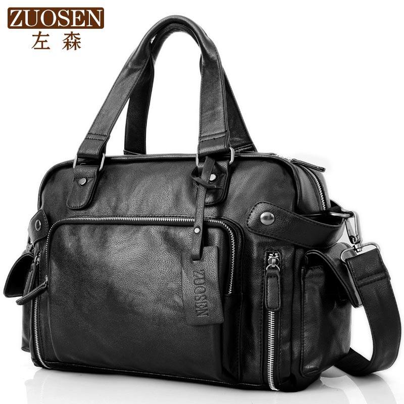 左森单肩包休闲包韩版潮流男士包包 zuosen左森男士包袋