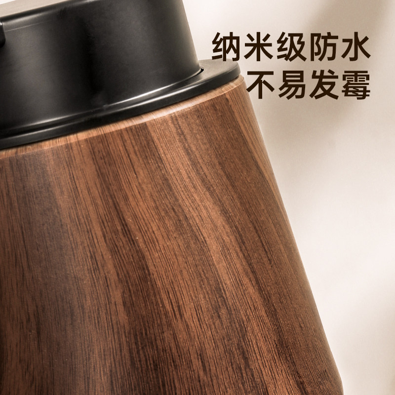 半岛良品胡桃木纹按压式起泡瓶沐浴露起泡器洗发水泡沫瓶洗手液瓶,淘宝优惠券,粉丝福利购,淘宝优惠卷