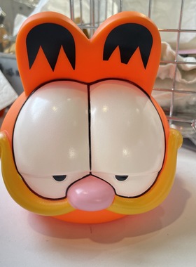 创意XO企鹅加菲猫存钱罐摆件