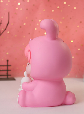 情侣儿童存钱罐摆件双胞胎手办礼