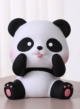 网红卡通新款熊猫存钱罐礼品摆件