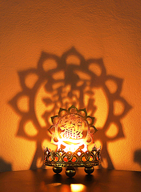 光影莲花酥油座电金合金