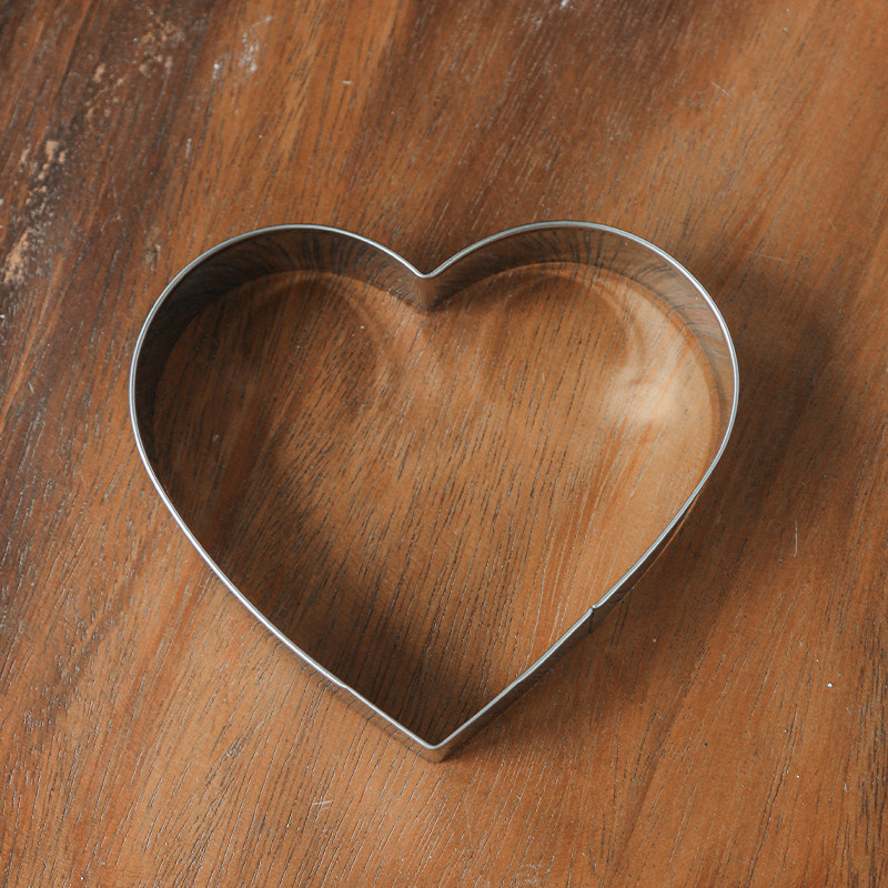 4寸爱心模具心形模具5寸6寸饼干切模心型慕斯不锈钢翻糖蛋糕虾滑 - 图2