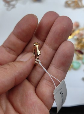 青岛外贸饰品高级打标LK无卡戒指指环福利款