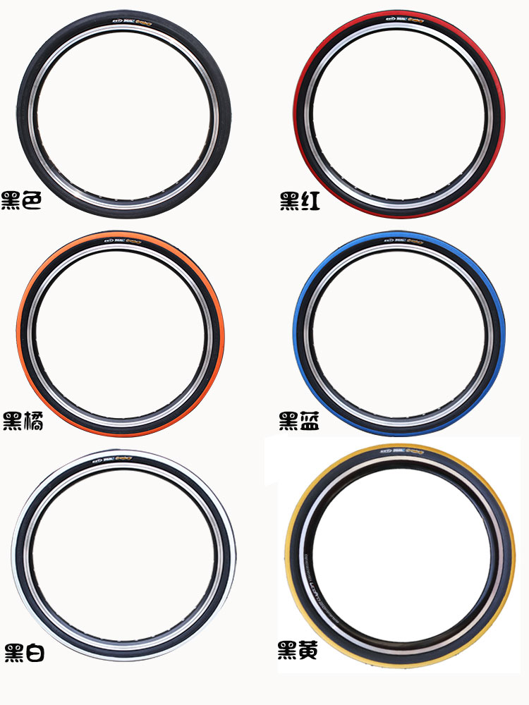 CST正新20X11/8自行车轮胎20寸折叠车外胎小轮径轮胎适合451车圈 - 图1