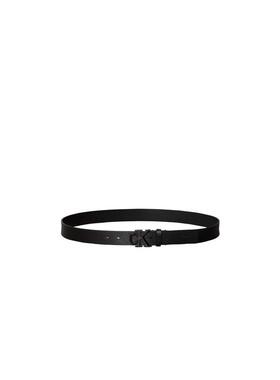 海外代购Calvin Klein/凯文克莱男士皮带黑色光面商务通勤