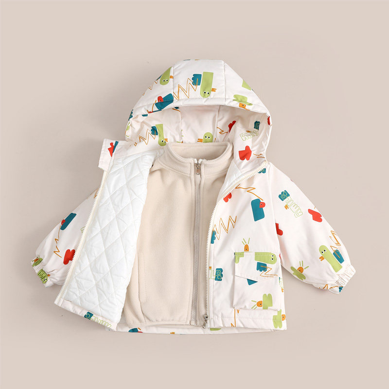 2024秋冬新款儿童冲锋衣中小童棉衣宝宝短款棉袄男童保暖连帽外套,淘宝优惠券,粉丝福利购,淘宝优惠卷