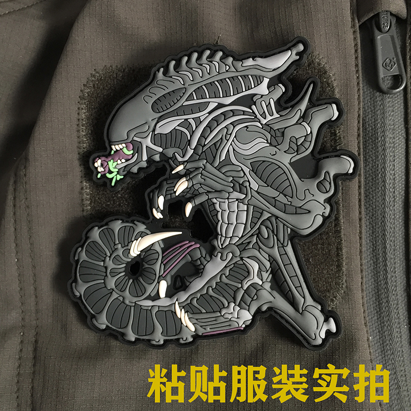 德国PATCHLAB异形士气章个性魔术贴潮臂章PVC背包补丁徽章肩章