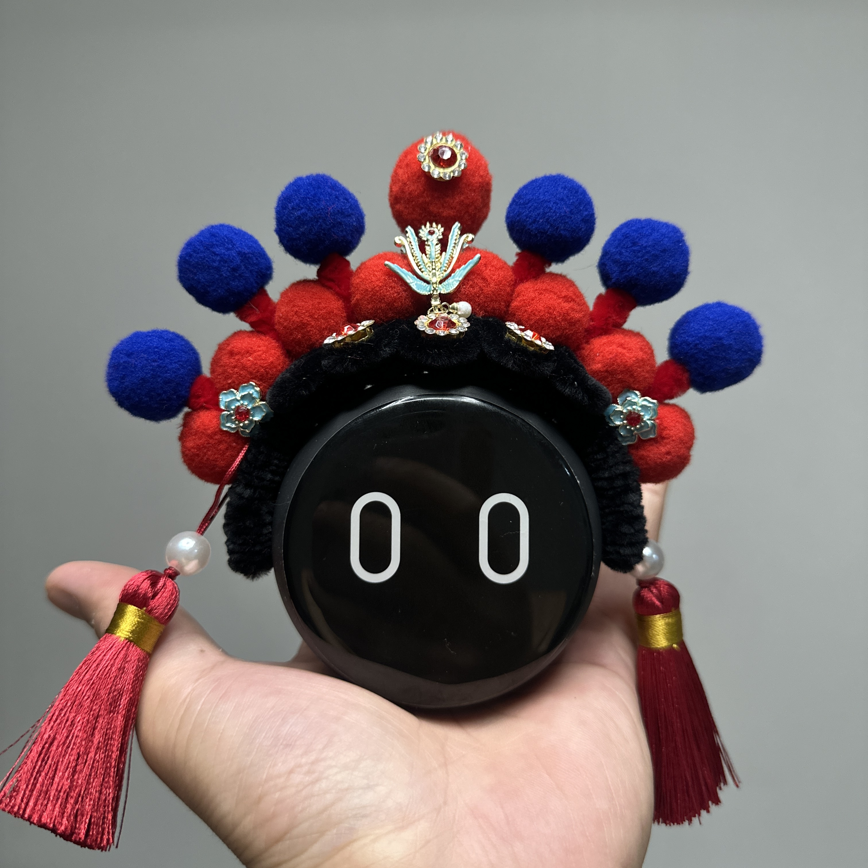 问界 m789蔚来nomi帽子装饰车内饰ES6 ES8 EC6车摆件京剧装饰头箍 - 图2