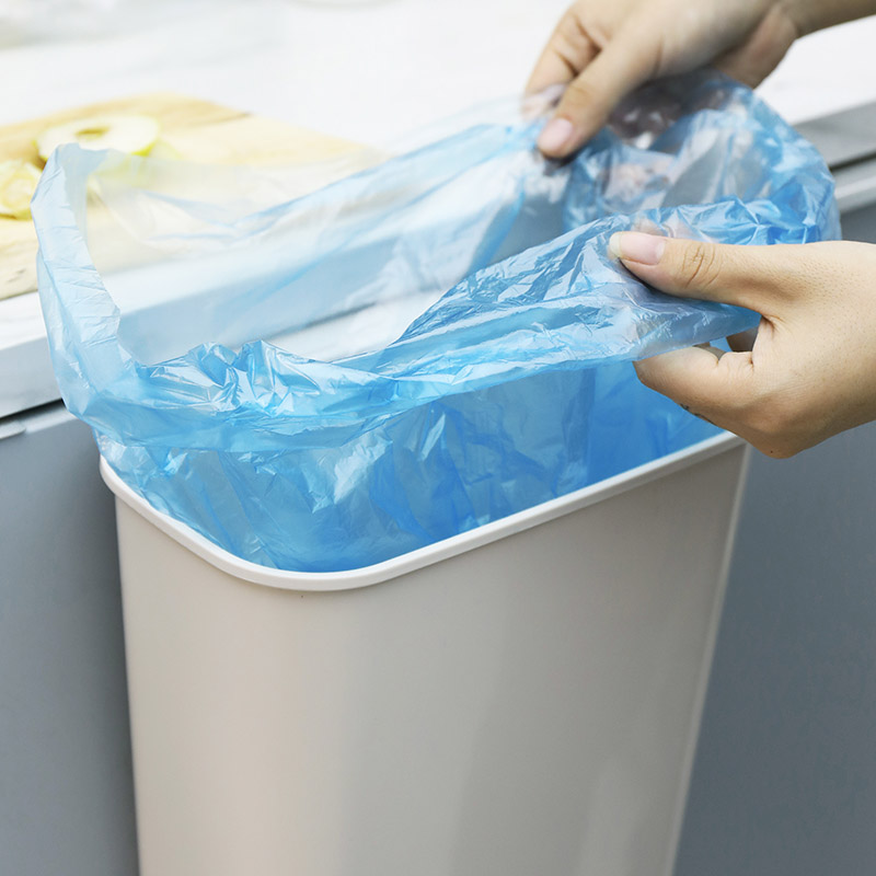 厨房垃圾桶橱柜门壁挂式收纳桶拉圾筒创意厨余分类专用垃圾篮纸篓-图1