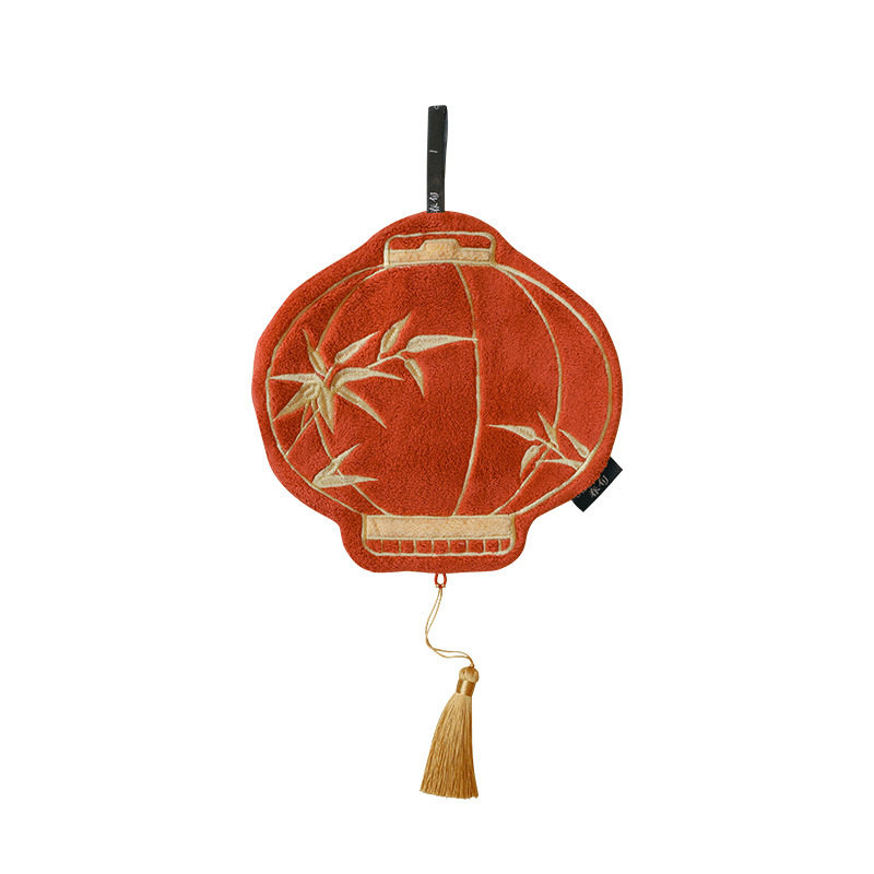 灯笼新中式擦手巾新款厨房可挂式擦水抹布挂式吸水加厚毛巾,淘宝优惠券,粉丝福利购,淘宝优惠卷