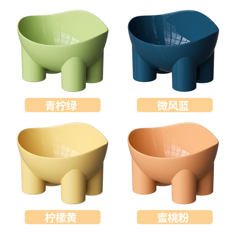 猫碗象腿碗马卡龙色象腿护颈碗猫咪食盆防打翻宠物碗宠物用品,淘宝优惠券,粉丝福利购,淘宝优惠卷