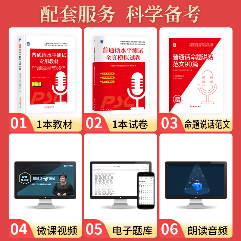 2024年普通话水平测试专用教材全真模拟试卷普通话等级考试口语训练与测试教程指导用书二甲一乙考试资料书实施纲要全国广东山东 - 图0