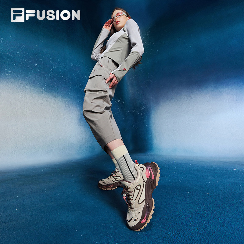 软糖鞋丨FILA FUSION斐乐潮牌女鞋厚底老爹鞋2025新款增高运动鞋,淘宝优惠券,粉丝福利购,淘宝优惠卷