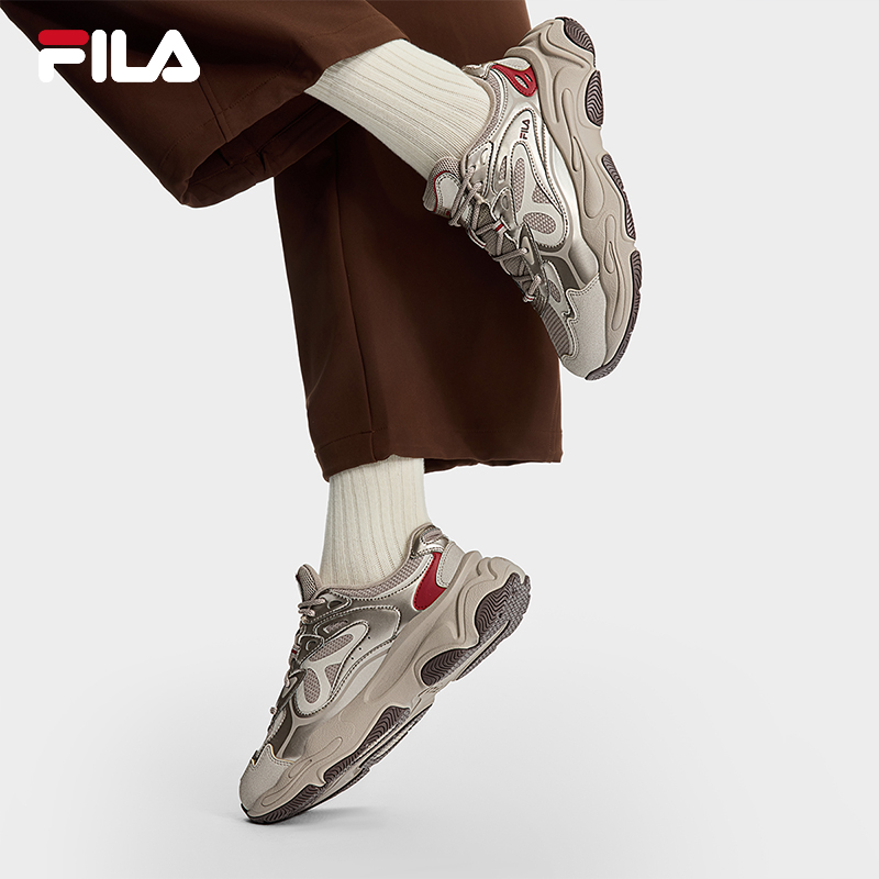 FILA斐乐官方火星4复古跑鞋女鞋2025冬季新款运动鞋子厚底老爹鞋